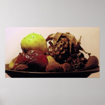 Tryck för Fruitbowl (färga), affischfoto