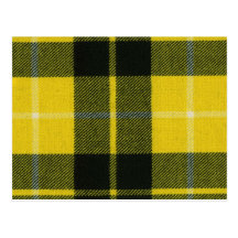 Tryck för Tartan för vykortBarclay klänning modern