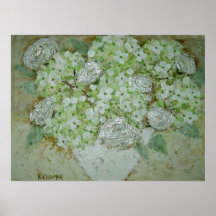 TRYCK FÖR VANLIG HORTENSIA GICLEE AFFISCH