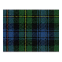 Tryck för vykortBaillie forntida Tartan