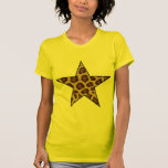 tshirt för leopardtryckstjärna tröja