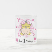 Tshirts och gåvor för blond Princess 1st födelseda Kaffe Mugg