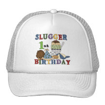 Tshirts och gåvor för födelsedag för baseballslugg trucker kepsar