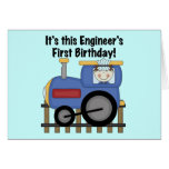 Tshirts och gåvor för födelsedag för tågingenjör 1 hälsningskort