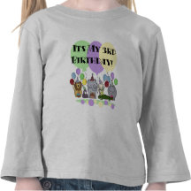 Tshirts och gåvor för födelsedag för Zoodjur 3rd
