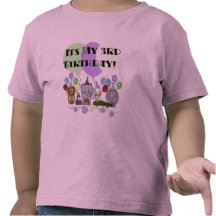 Tshirts och gåvor för födelsedag för Zoodjur 3rd