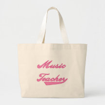Tshirts och gåvor för musiklärare rosa kassar