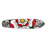 Tudor rosa Skateboarddäck