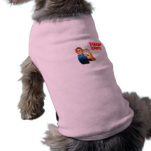 Tuff dam! hund t-shirts