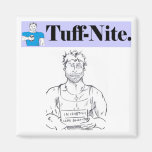 tuffzazzle arrest kylskåpsnagnet