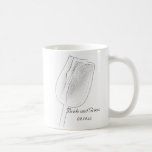 Tulpan skissar bröllopkaffemuggen