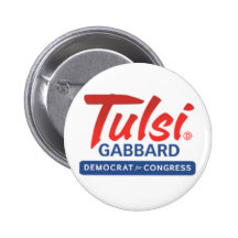 Tulsi Gabbard för kongress Knapp Med Nål