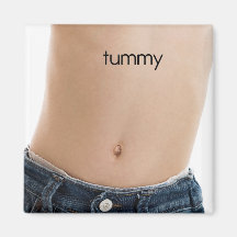 Tummykylskåpmagnet Kylskåps Magneter
