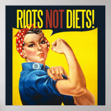 Tumultar inte bantar - vintagefeminism posters