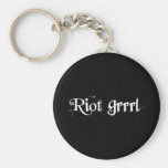 TumultGrrrl svart Nyckel Ring