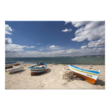 Tunisien lockBon, Hammamet, fiskebåtar på Foto