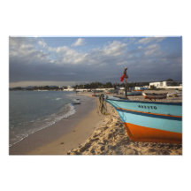 Tunisien lockBon, Hammamet, strand, Fototryck