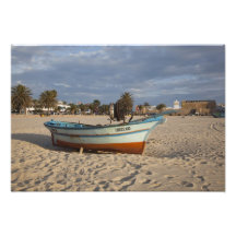Tunisien lockBon, Hammamet, strand, Kasbah Fototryck