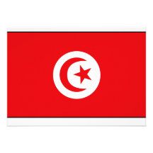 Tunisiska flaggaT-tröja och gåvor Anpassade Tillkännagivande