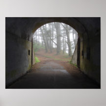 Tunnel på det gammala fort print
