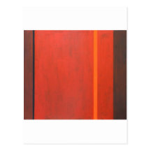 Tunt orange musikband (geometrisk minsta expressio vykort