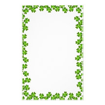 Tur av den irländska Shamrockbrevpapperet