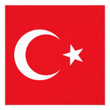 Turkiet flaggainbjudan