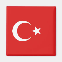 Turkiet flaggamagnet kylskåps magneter