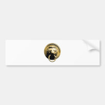 Türklopfer Löwe door knocker rapper lion Auto Sticker