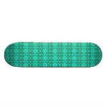 turkos cirklar mönster skate decks