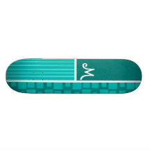 Turkos kvadrerar; Retro kvadrera Anpassad Skate Board
