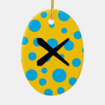 Turkospolka dots juldekoration