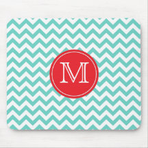 Turkossparre Monogrammed Mousepad Musmattor