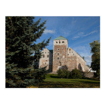 Turku Finland, forntida Turun Linna slott, a Vykort