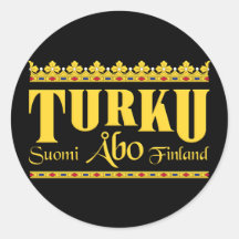 Turku Finland klistermärkear