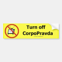 TurnOffCorpoPravda Bildekal