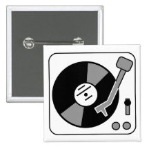 Turntable Knapp Med Nål