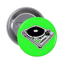 Turntable Knappar Med Nål