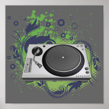 turntabledeejayvektor print