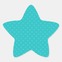 Turquoise polka dots sticker