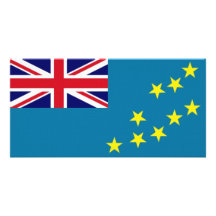 Tuvalu medborgareflagga fotokort