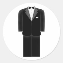 Tuxbröllopklistermärkear