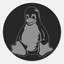 Tuxpingvin - (linuxen, den öppna källan, Copyleft, Klistermärke