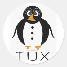 TUXSLÄTT RUNDA KLISTERMÄRKEN
