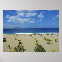 TVÅ DOMINIKANSKA REPUBLIKEN SUR FÖR STRAND SOSUA F PRINT