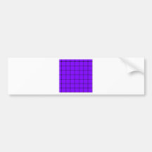 Två små musikband kvadrerar - svart på Violet Bildekal