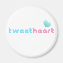 tweetheart kylskåpsnagnet