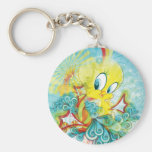 Tweety i blått vinkar nyckelringar