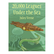 Twenty Thousand Leagues Under the Sea-Jules Verne Cartes Postales