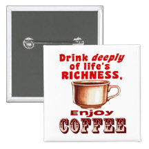Tyck om kaffe knapp